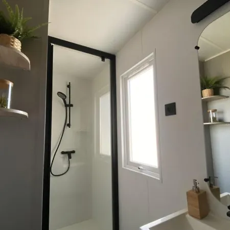 Mobil-home Confortable Avec Terrasse Pour 4 Personnes - Api-1-52-1543 * Dolus d'Oléron